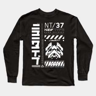 Futuristic apparel design Long Sleeve T-Shirt